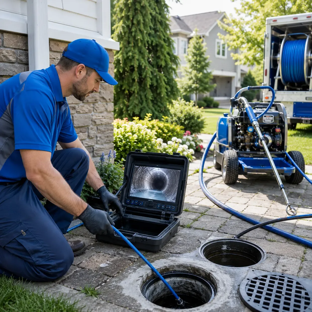 Outdoor drain cleaning professionals serving Flatgap, KY